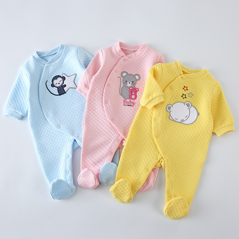 Winter Clothing Newborn - Baby Cotton Rompers Clothes Newborn Long