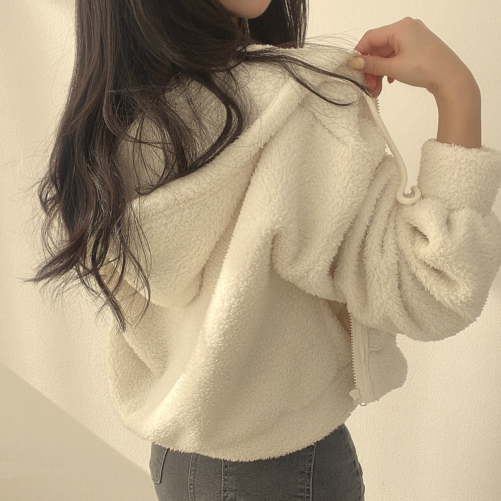 Winter Clothes Shop - Lamb Wool Sweatshirt Women's 2026 Autumn