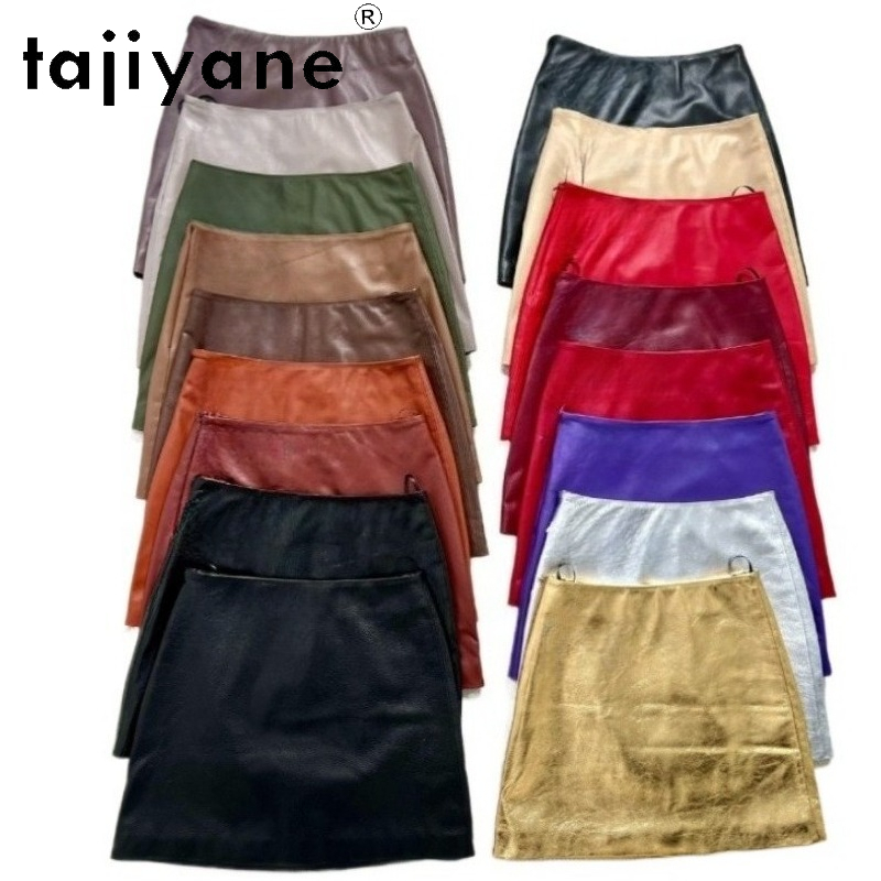 Winter Clothing Colors - TAJIYANE 100% Top Layer Sheepskin Skirts