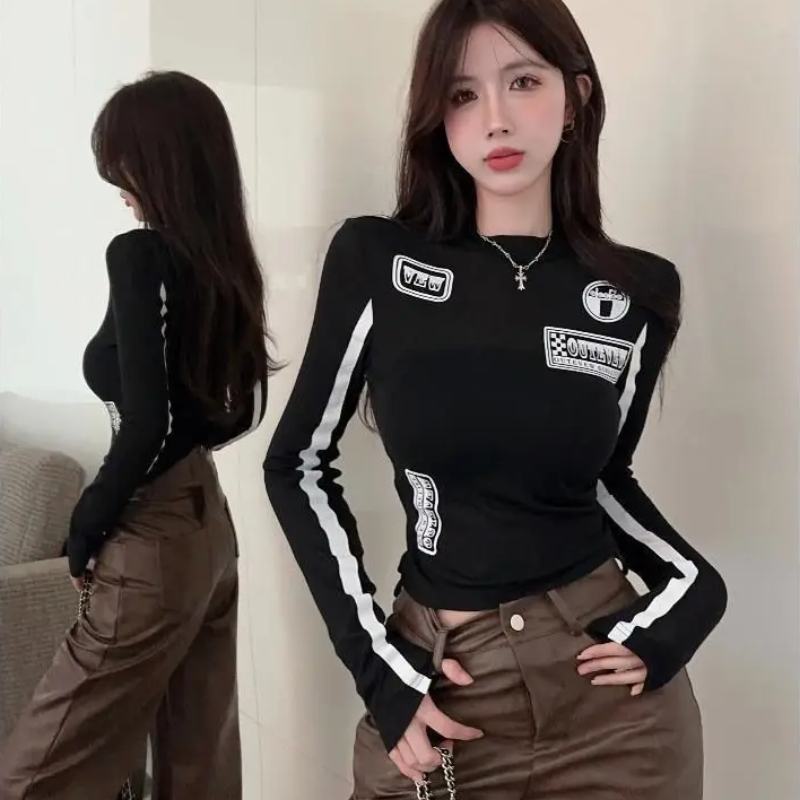 Winter Clothing Trends For Women - Plain Slim Women's Long Sleeve T-shirt
