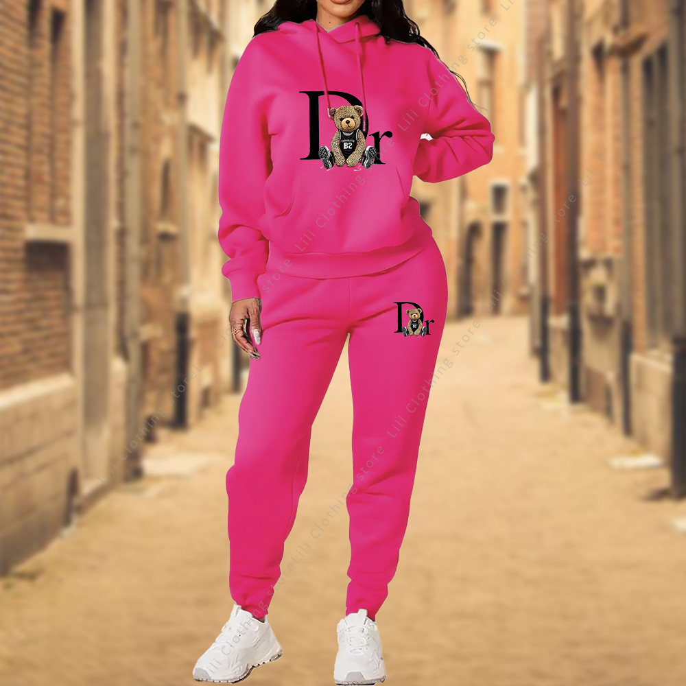 Winter Clothing Deals - Women's TrackSuit Aesthetic Designer Clothes High