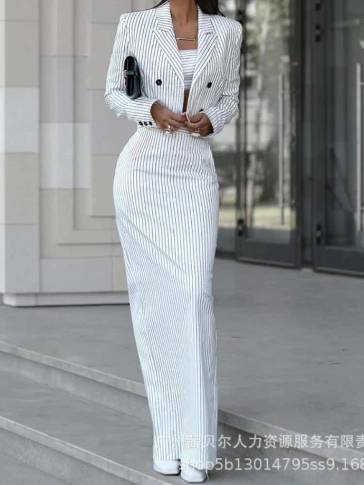 Striped Blazer Coat & Slit Ski - Winter Clothing Deals recension och pris