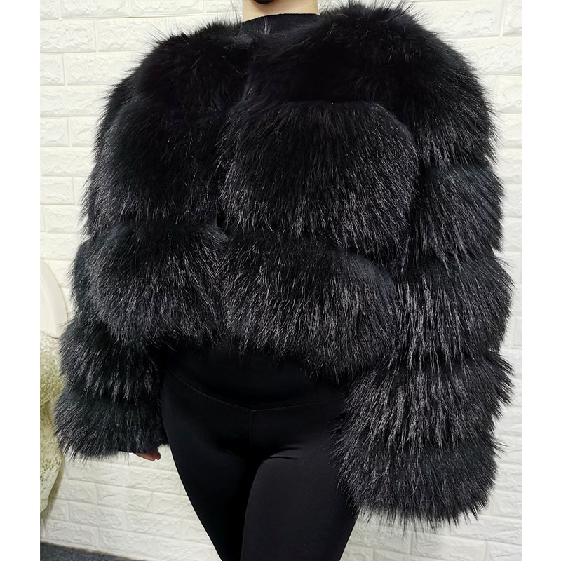 Plus Size Tops Brown Fur Maoma - Winter Clothing Essentials recension och pris
