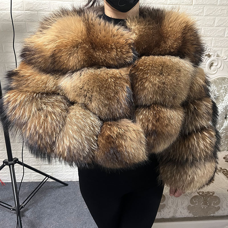 Plus Size Tops Brown Fur Maoma - Winter Clothing Essentials recension och pris