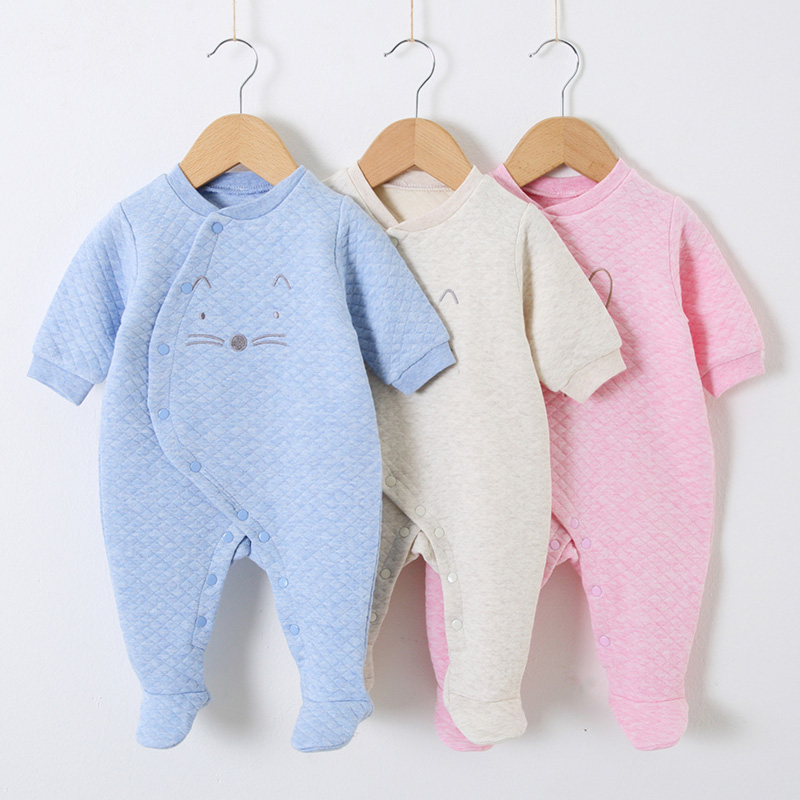 Baby Cotton Rompers Clothes Ne - Winter Clothing Newborn recension och pris