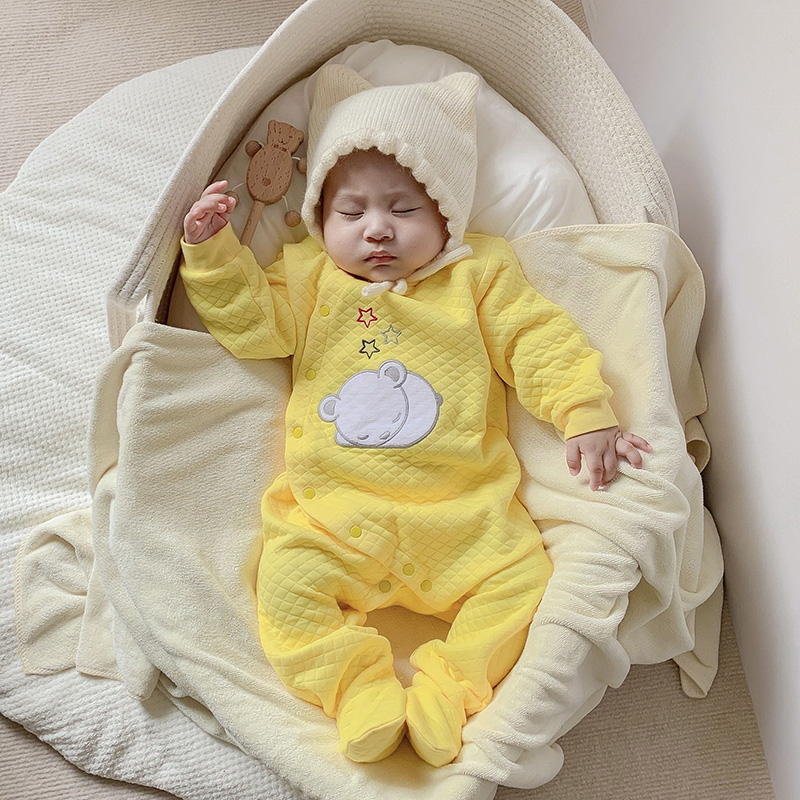 Baby Cotton Rompers Clothes Ne - Winter Clothing Newborn recension och pris