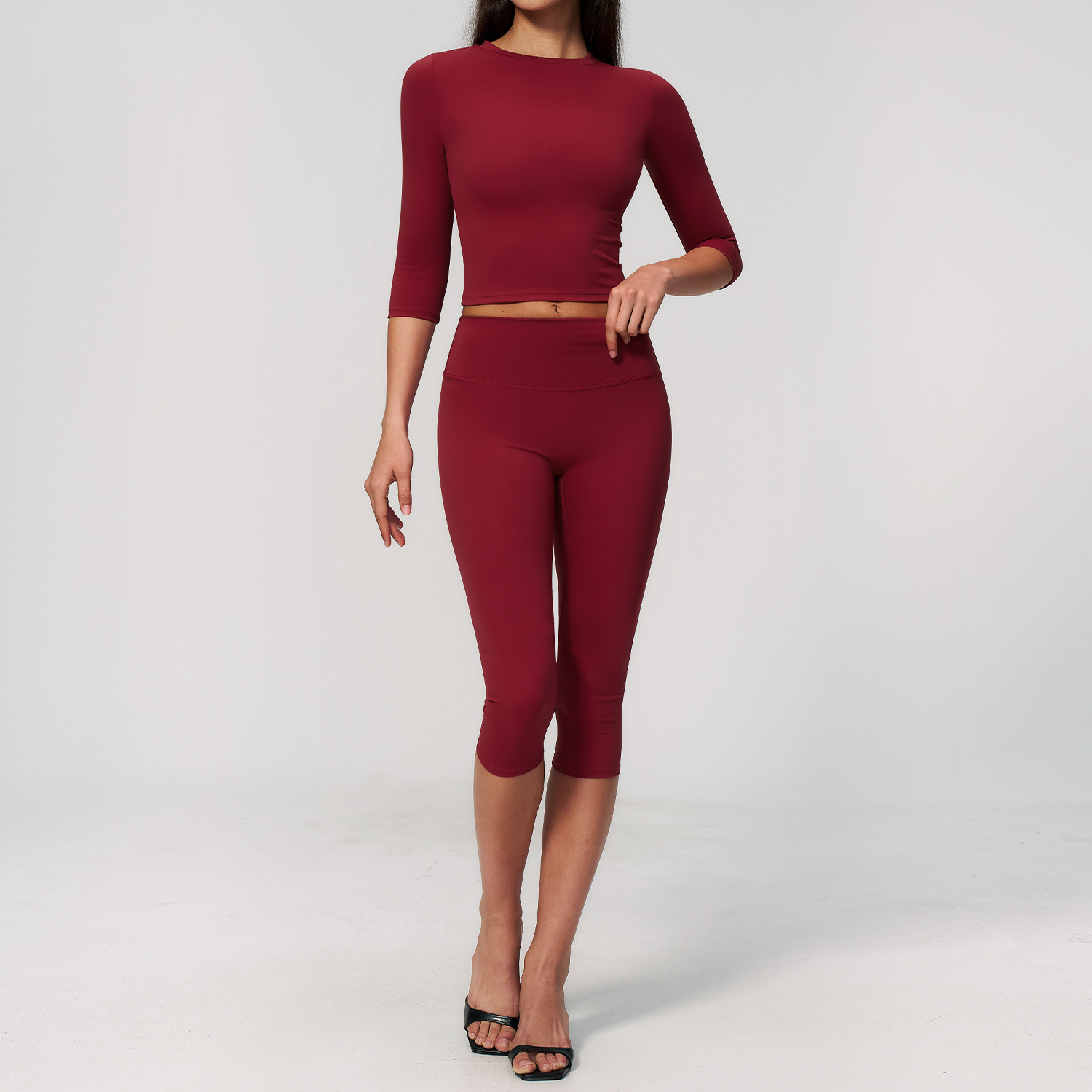Yoga Set 2PCS Women Tracksuit  - Winter Clothing Logos recension och pris