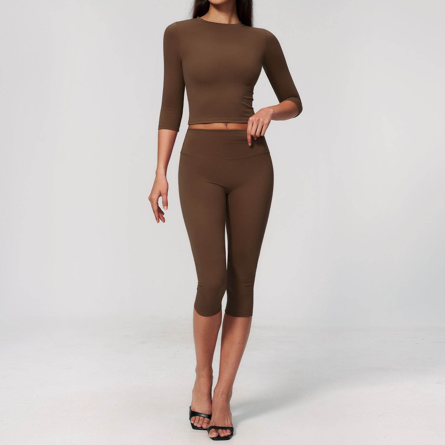 Yoga Set 2PCS Women Tracksuit  - Winter Clothing Logos recension och pris
