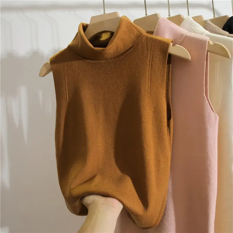 Turtleneck Sleeveless Slim Fit - Winter Clothing Essential recension och pris