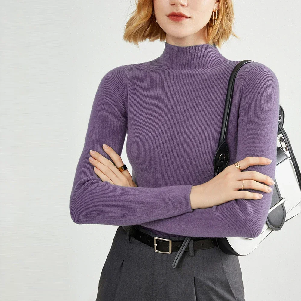 Long Sleeved Knitted Sweater G - Yellow Winter Clothing recension och pris