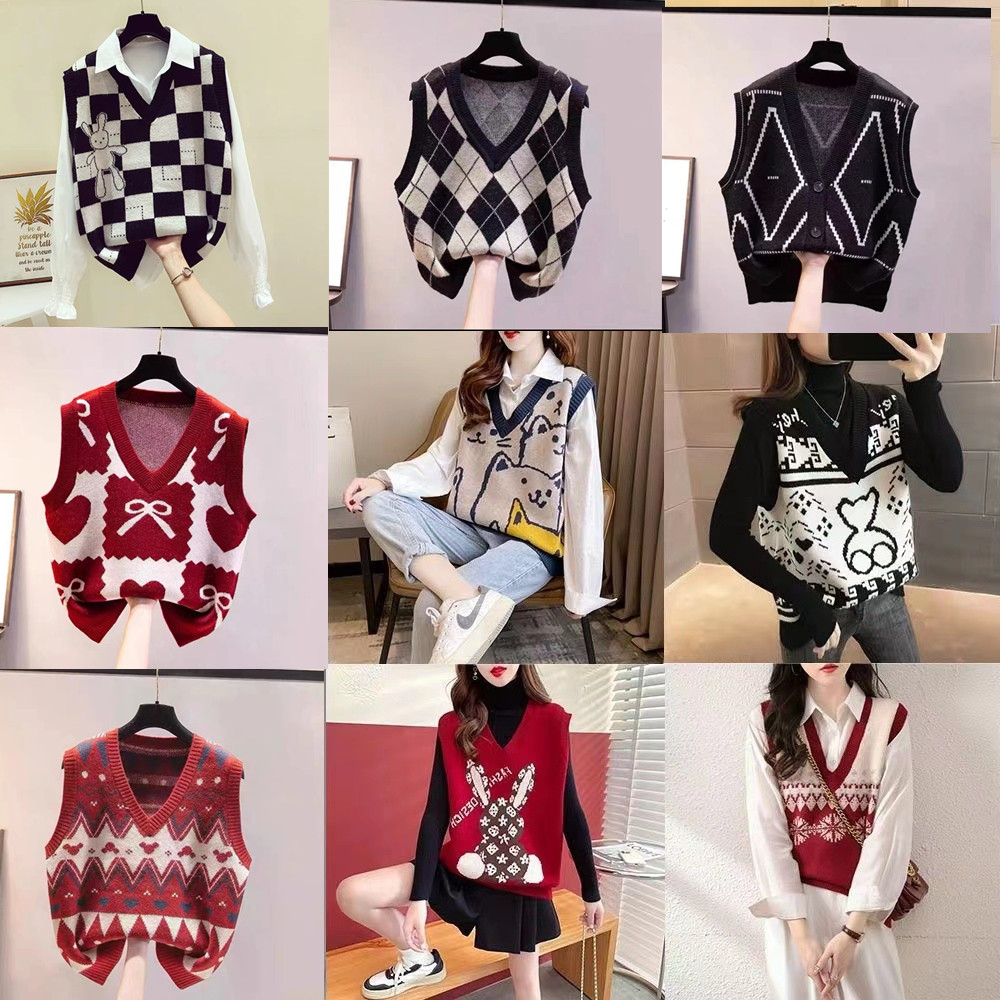 Brand Women's Knitted Vest Tan - Winter Clothing Label recension och pris