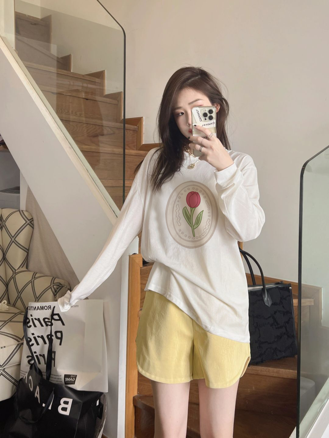 Women'S Sweat-Shirts Vintage C - Yellow Winter Clothing recension och pris