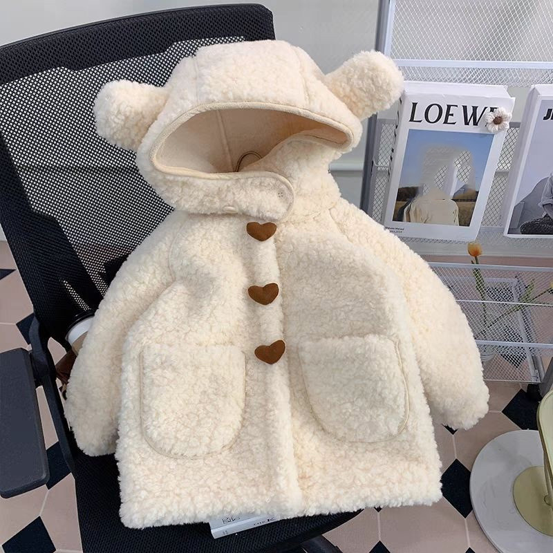 Thickened Fleece Girls Coats C - Winter Clothing Activities For Toddlers recension och pris
