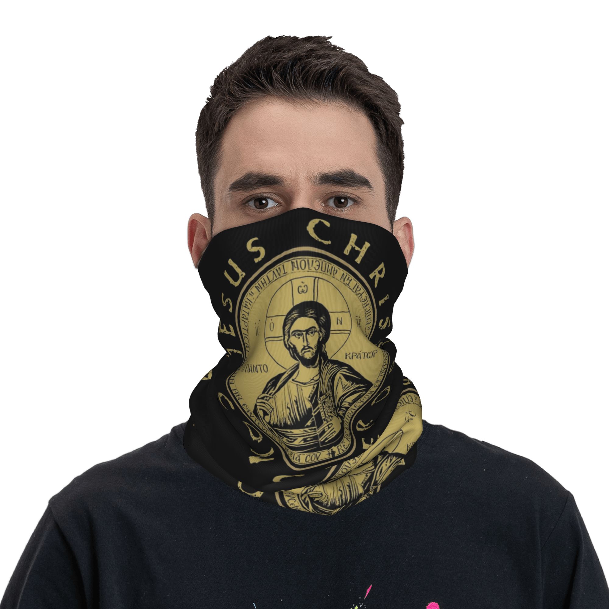 Jesus Christ Orthodox Bandana  - Wool Balaclava Knit recension och pris