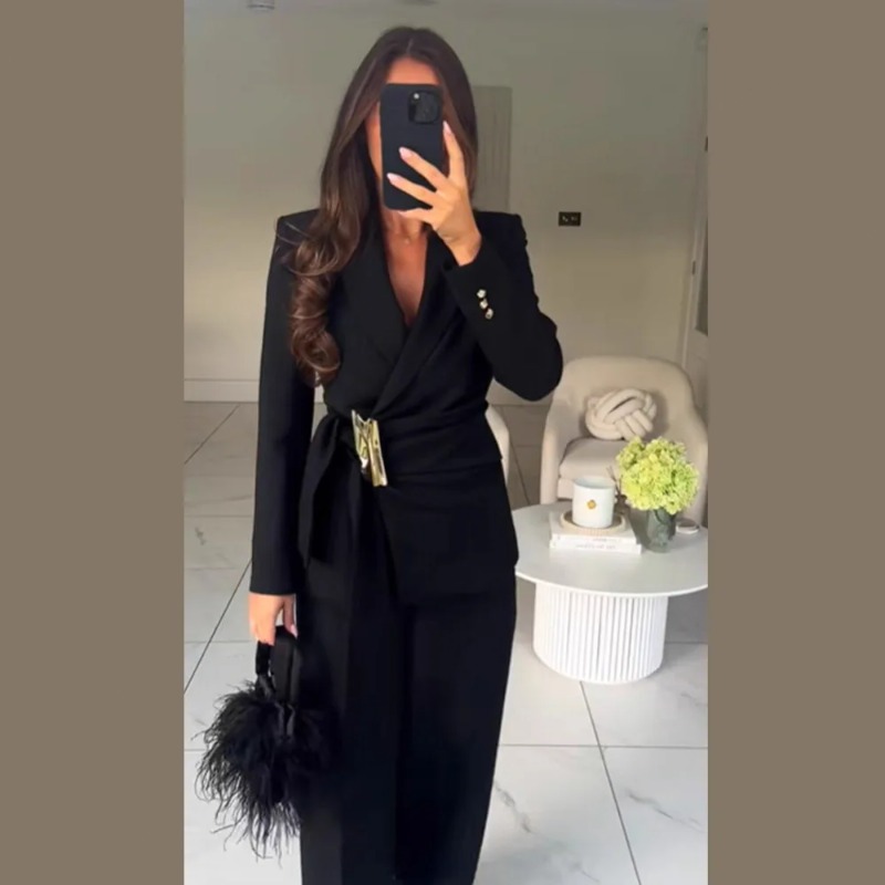 Women's Suit Pants Two-Piece S - Winter Clothing Deals recension och pris