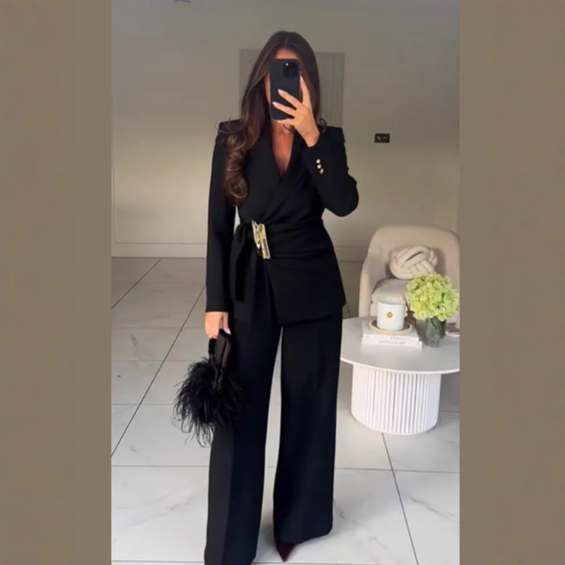 Women's Suit Pants Two-Piece S - Winter Clothing Deals recension och pris