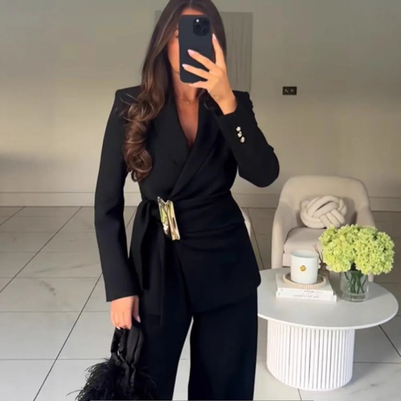Women's Suit Pants Two-Piece S - Winter Clothing Deals recension och pris