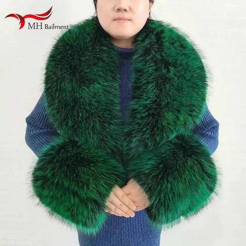 Large Women Faux Fox Fur Scarf - Winter Clothing Essentials recension och pris