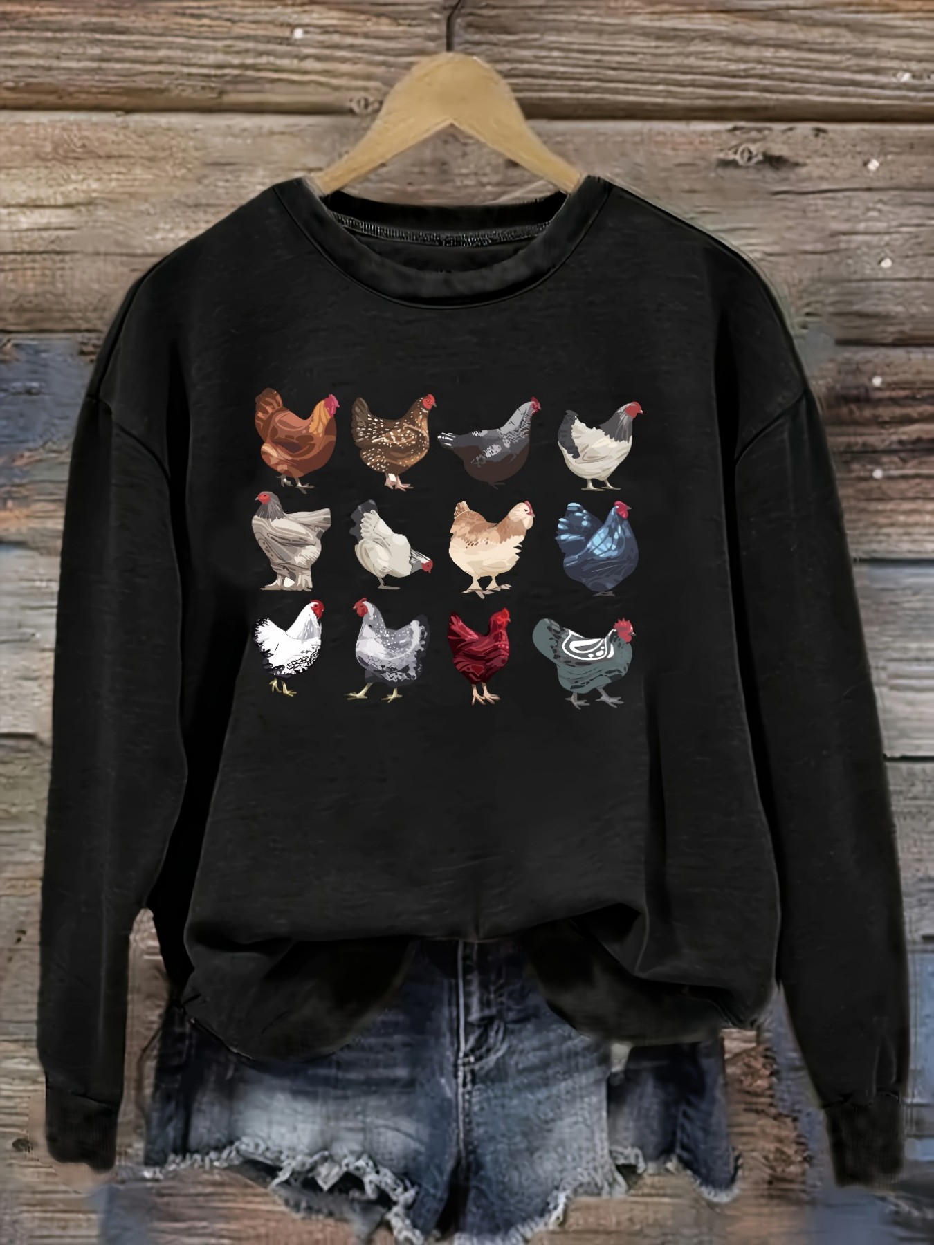 Women's Casual Long Sleeve Cre - Winter Clothing Color recension och pris