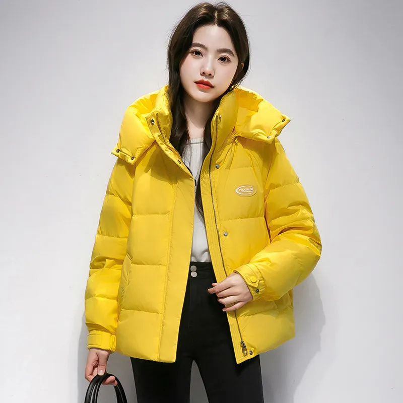 Yellow Winter Short Coat Women - Yellow Winter Clothing recension och pris