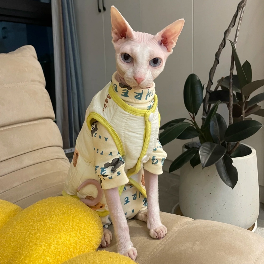 Thick Cotton Cartoon Winter Ja - Yellow Winter Clothing recension och pris