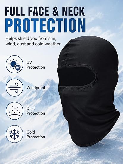 Tactical Windproof Balaclava f - Wool Balaclava Knit recension och pris