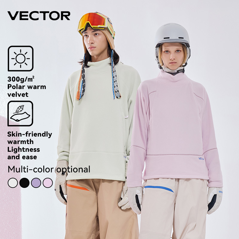 VECTOR Fleece Jacket Woman Men - Winter Clothing Vector recension och pris