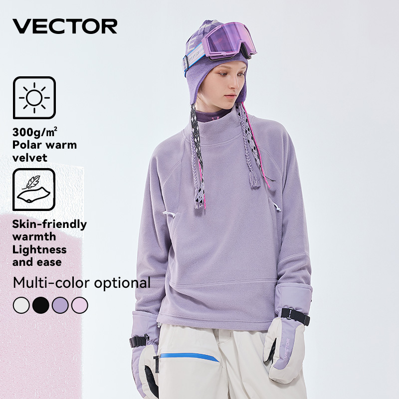 VECTOR Fleece Jacket Woman Men - Winter Clothing Vector recension och pris