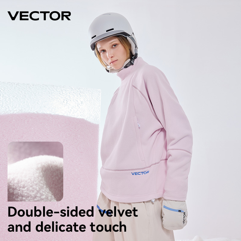 VECTOR Fleece Jacket Woman Men - Winter Clothing Vector recension och pris