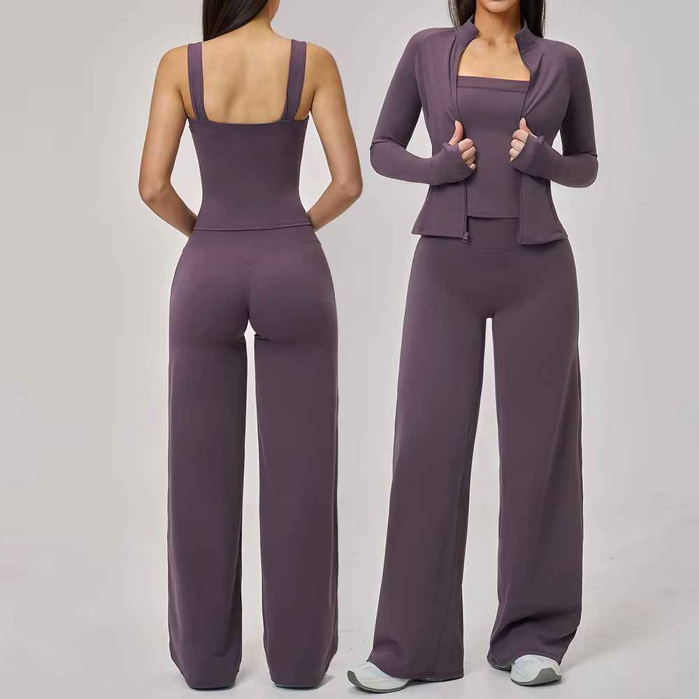 Yoga Set Women Sports Outfits  - Winter Clothing Logos recension och pris