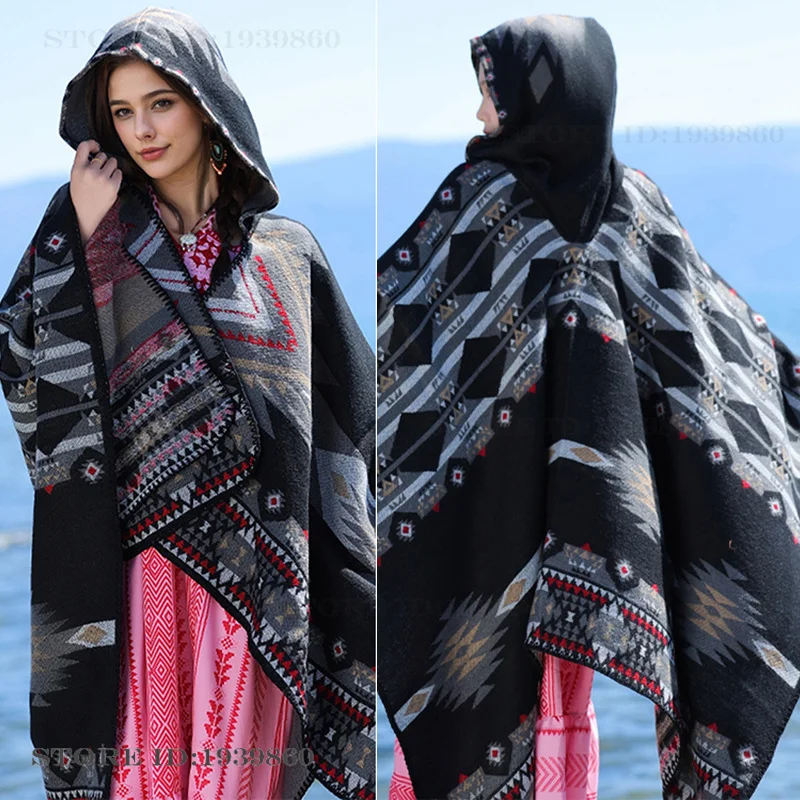 Hooded Warmth Scarf Shawl Cape - Winter Clothing Essentials recension och pris