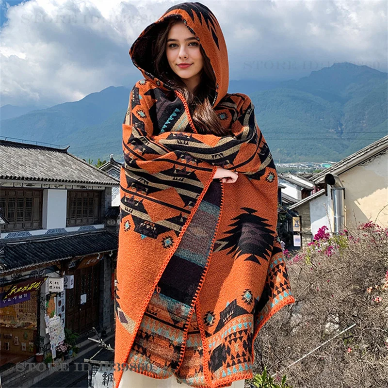 Hooded Warmth Scarf Shawl Cape - Winter Clothing Essentials recension och pris