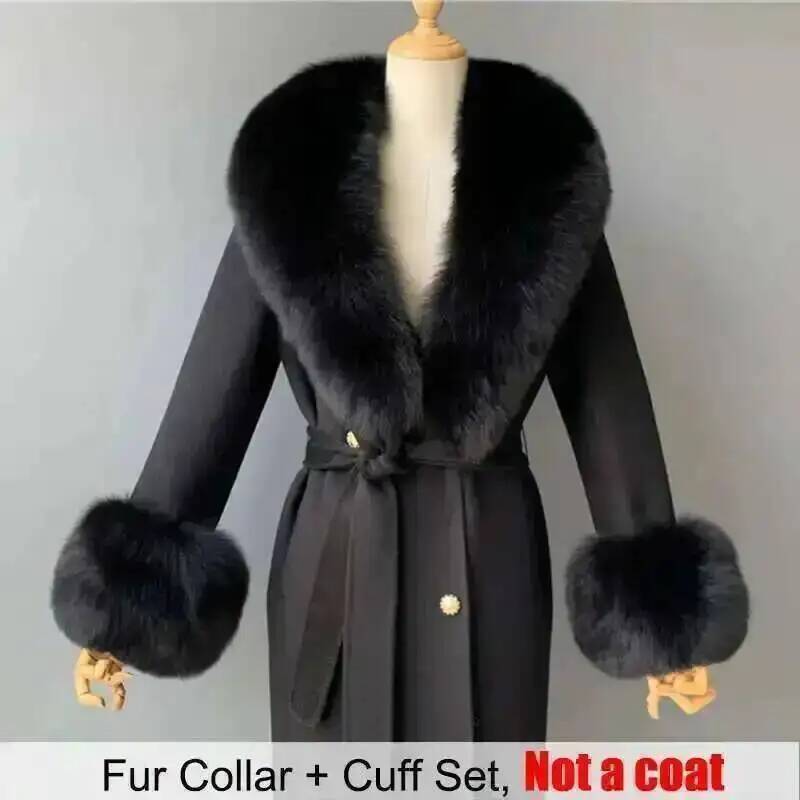 Real Fur Collar And Cuffs Set  - Winter Clothing Essentials recension och pris