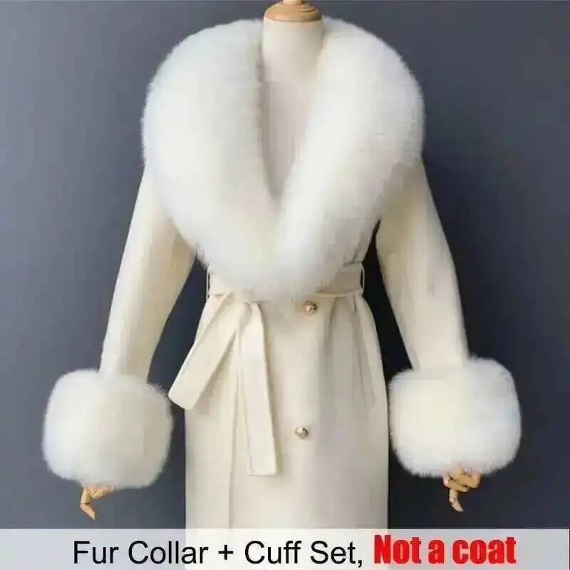 Real Fur Collar And Cuffs Set  - Winter Clothing Essentials recension och pris