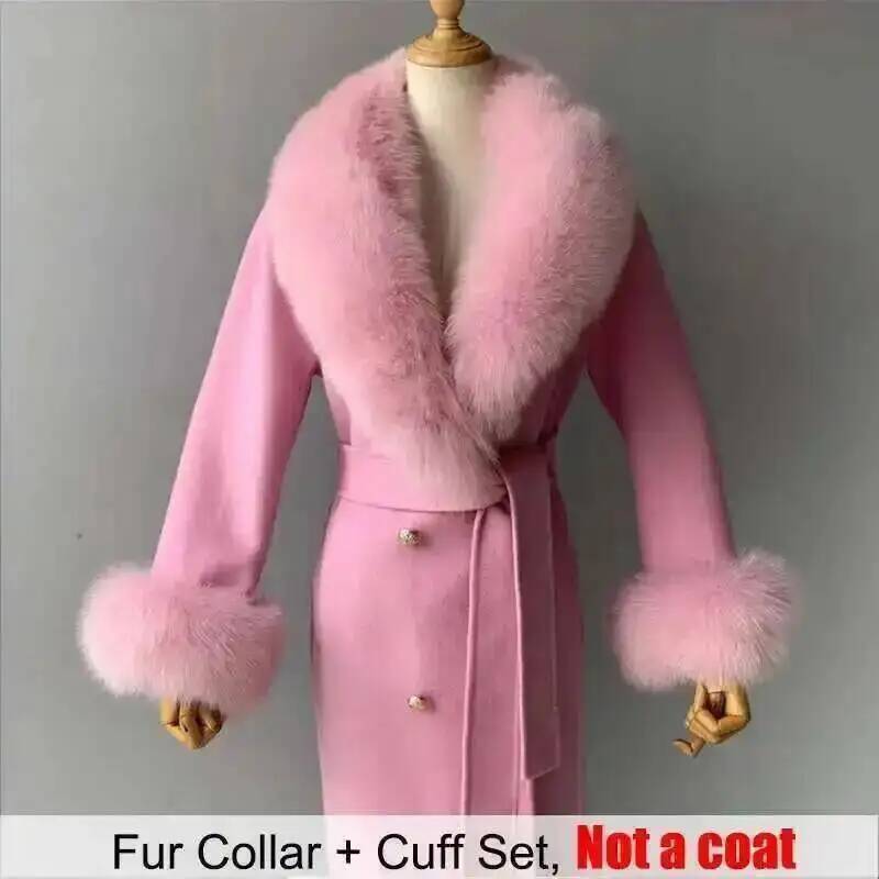 Real Fur Collar And Cuffs Set  - Winter Clothing Essentials recension och pris