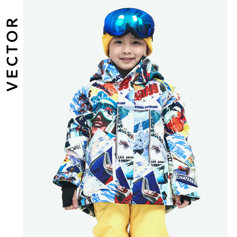 Children's Snowwear Outdoor Wa - Winter Clothing Vector recension och pris