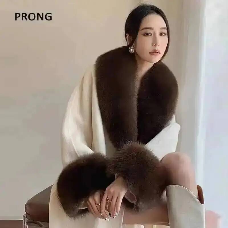 100% Real Fox Fur Collar Winte - Winter Clothing Essentials recension och pris