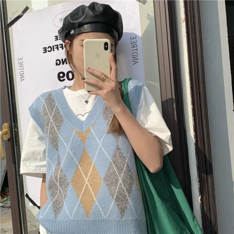 Knit Vests for Women V-Neck Pu - Winter Clothing Sale Women recension och pris