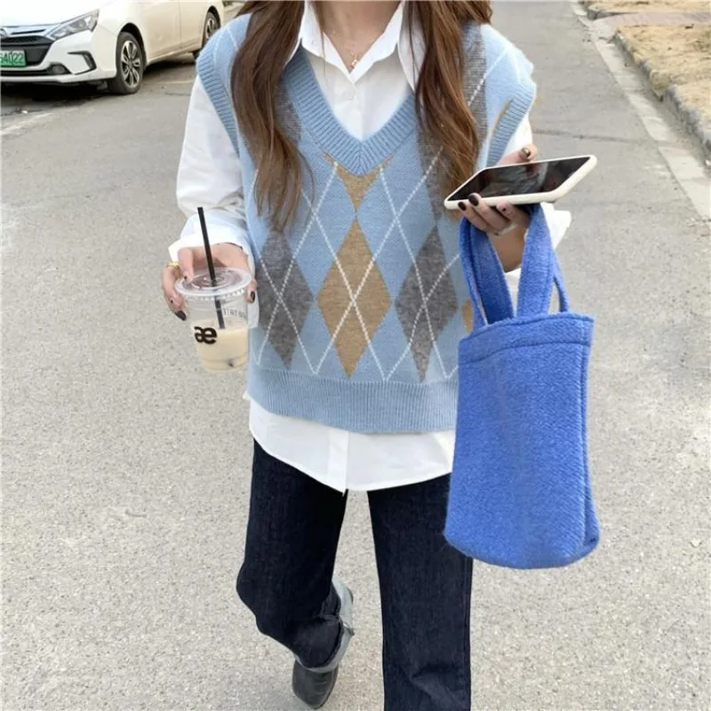 Knit Vests for Women V-Neck Pu - Winter Clothing Sale Women recension och pris