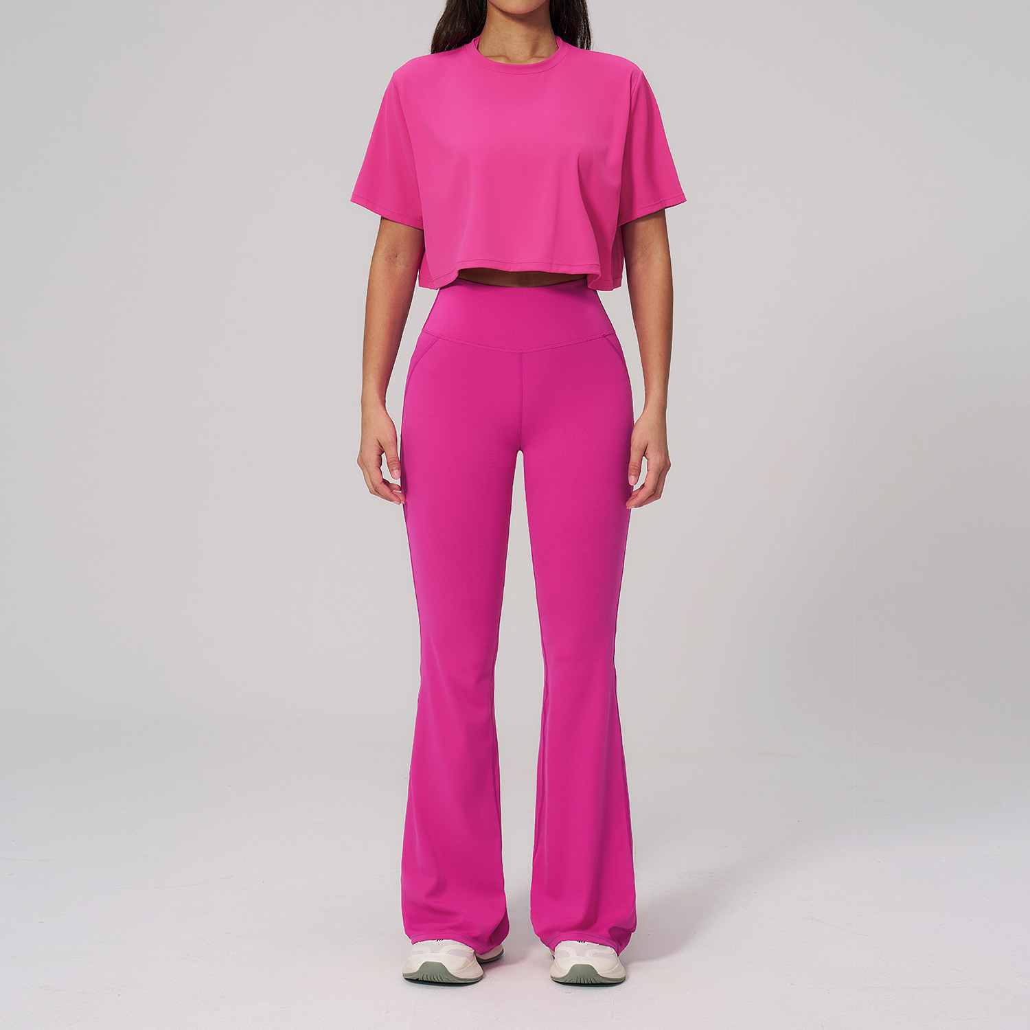 2PCS Yoga Set Sports Outfit Gy - Winter Clothing Logos recension och pris