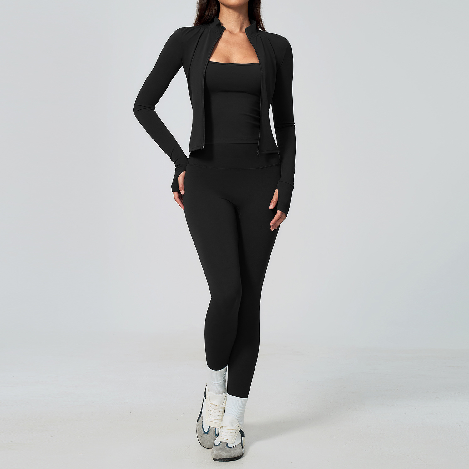 Women Yoga Set 3PCS Workout Se - Winter Clothing Logos recension och pris