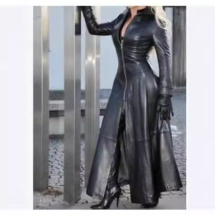 plus Size Slim Fit Zipper Coll - Winter Clothing Color recension och pris