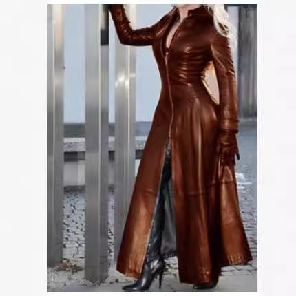 plus Size Slim Fit Zipper Coll - Winter Clothing Color recension och pris
