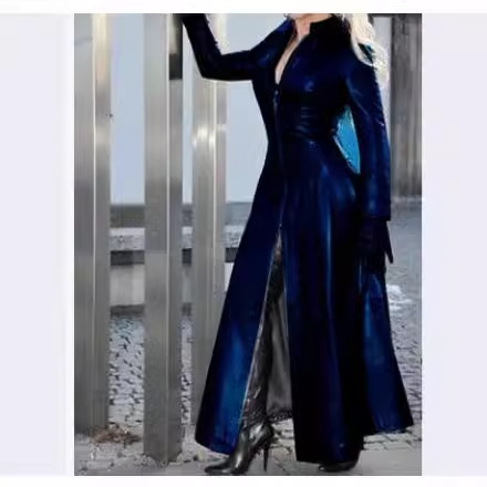 plus Size Slim Fit Zipper Coll - Winter Clothing Color recension och pris