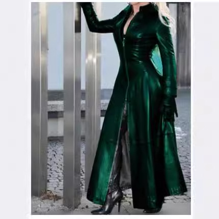 plus Size Slim Fit Zipper Coll - Winter Clothing Color recension och pris