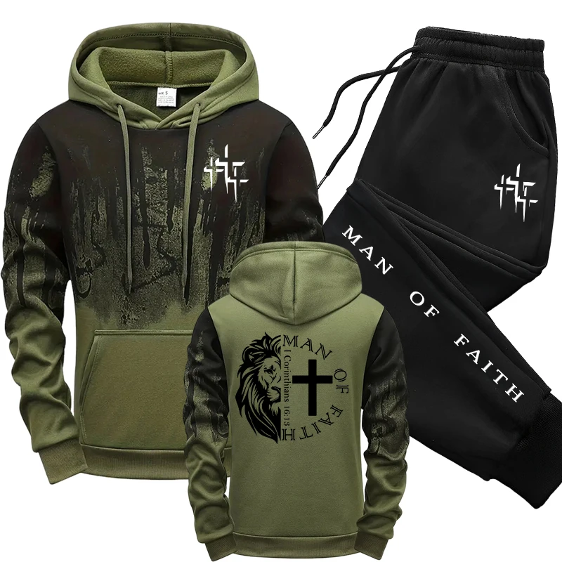 Man of Faith Pattern Men's Set - Winter Clothing Gear recension och pris