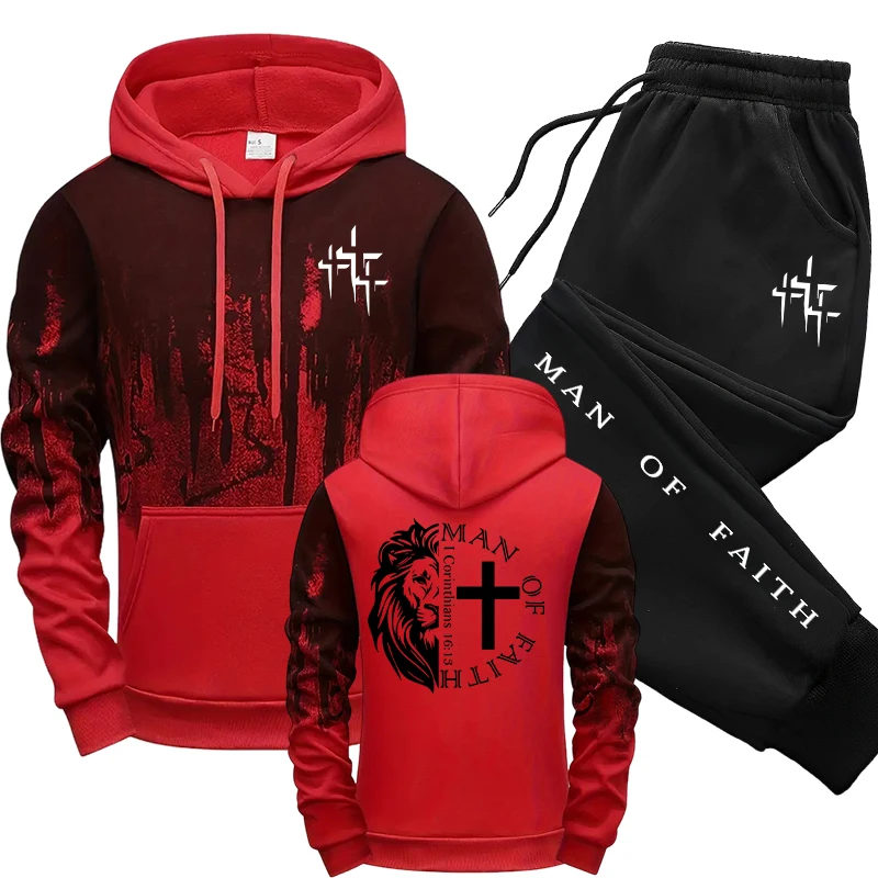 Man of Faith Pattern Men's Set - Winter Clothing Gear recension och pris