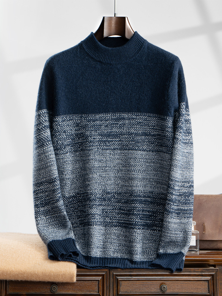 Men's 100% Cashmere Sweater Th - Winter Clothing Colors recension och pris