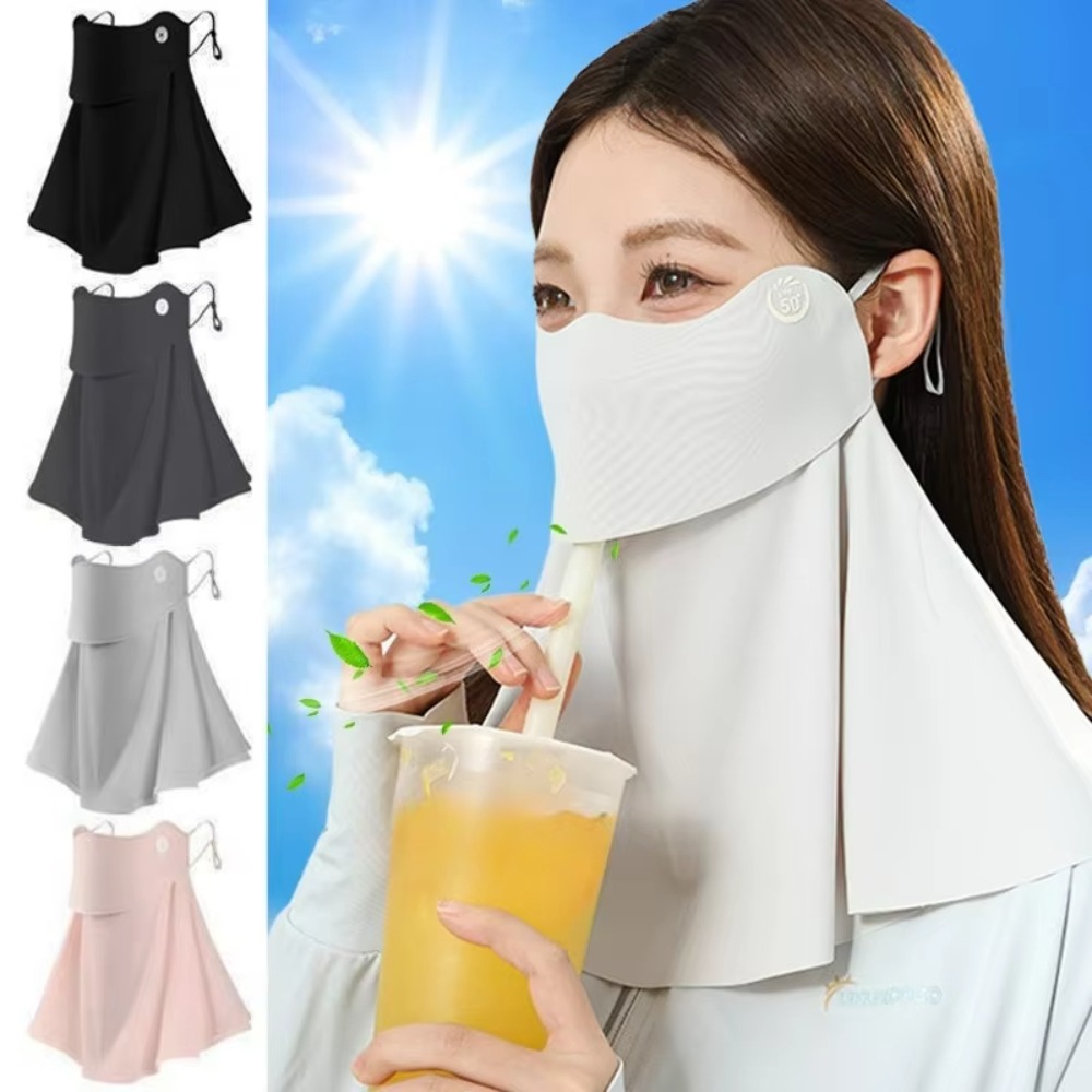 Summer Ice Silk Sun Protection - Wool Balaclava Knit recension och pris