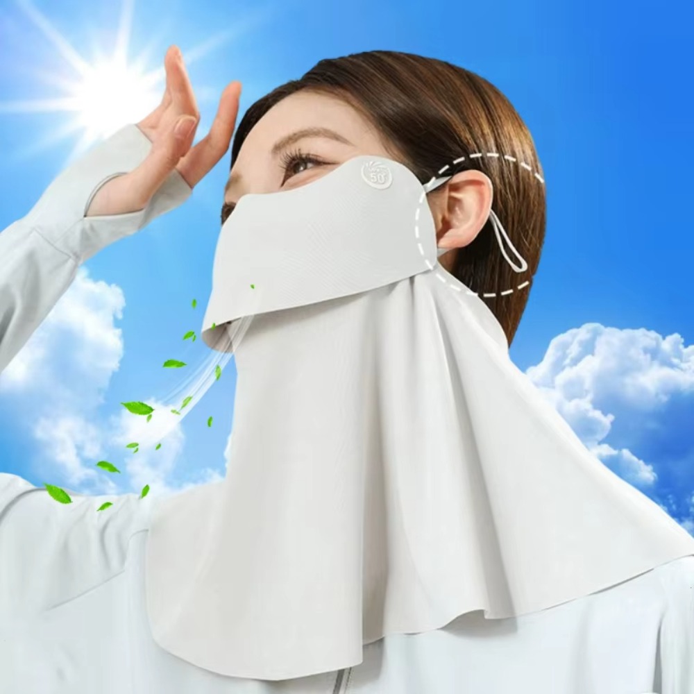 Summer Ice Silk Sun Protection - Wool Balaclava Knit recension och pris